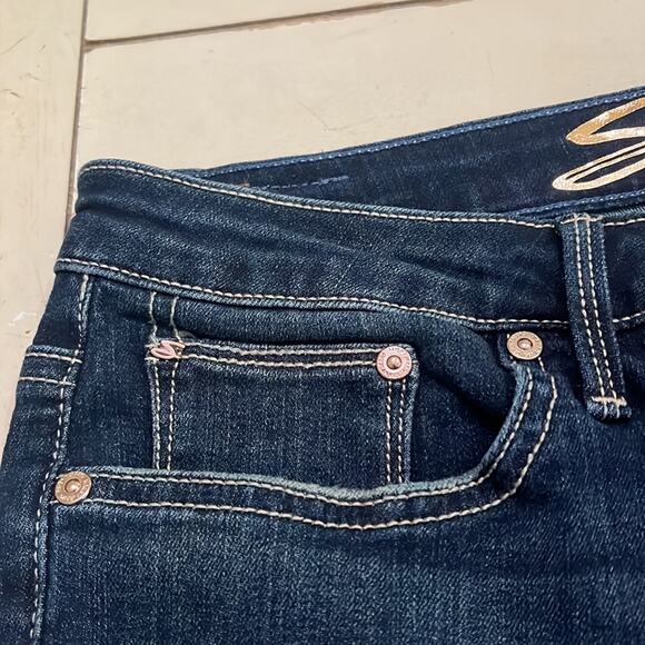 Seven 7 Women’s Jean SOHO High Rise Straight Denim 8 Distressed Hayden Stretch - Picture 10 of 12